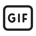 Gif SVG Icon